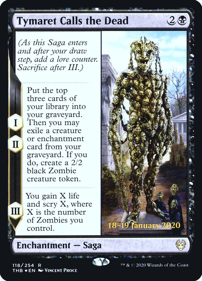 Tymaret Calls the Dead [Theros Beyond Death Prerelease Promos] | L.A. Mood Comics and Games