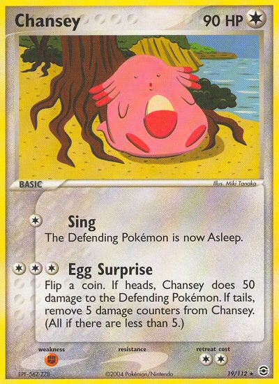 Chansey (19/112) [EX: FireRed & LeafGreen] | L.A. Mood Comics and Games