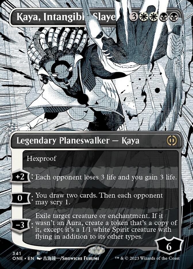 Kaya, Intangible Slayer (Borderless Manga) [Phyrexia: All Will Be One] | L.A. Mood Comics and Games