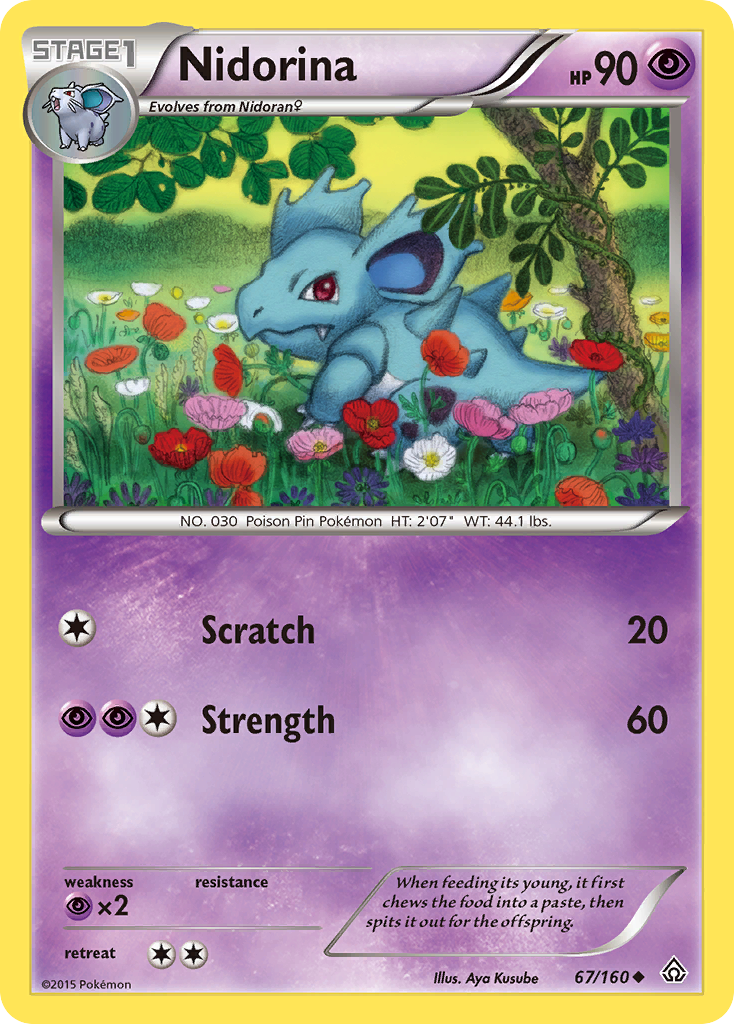 Nidorina (67/160) [XY: Primal Clash] | L.A. Mood Comics and Games