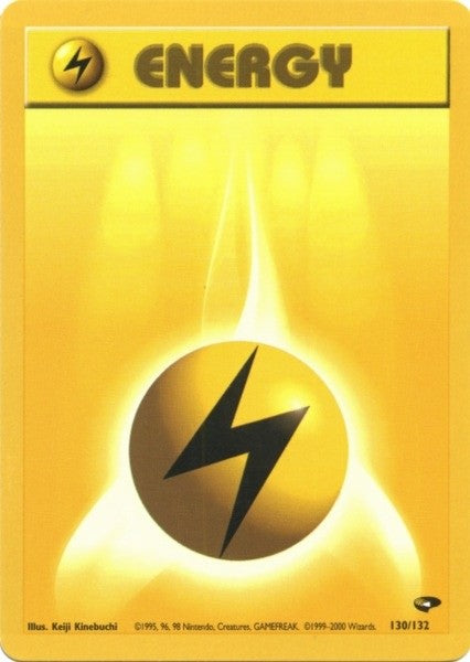 Lightning Energy (130/132) [Gym Challenge Unlimited] | L.A. Mood Comics and Games