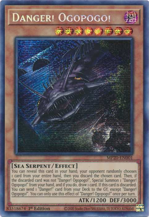 Danger! Ogopogo! [MP20-EN001] Prismatic Secret Rare | L.A. Mood Comics and Games