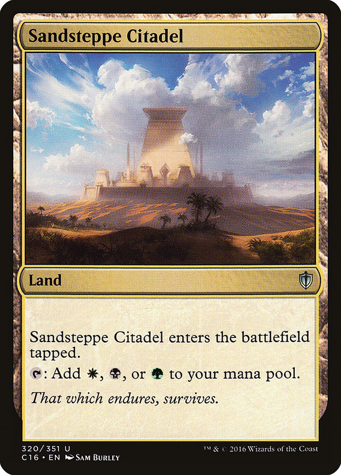 Sandsteppe Citadel [Commander 2016] | L.A. Mood Comics and Games