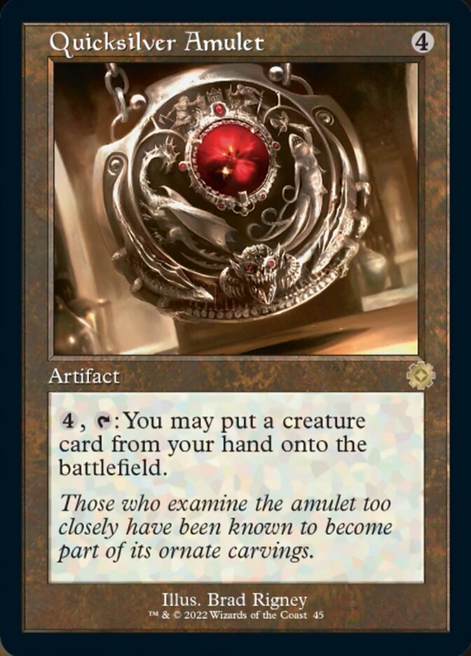 Quicksilver Amulet (Retro) [The Brothers' War Retro Artifacts] | L.A. Mood Comics and Games