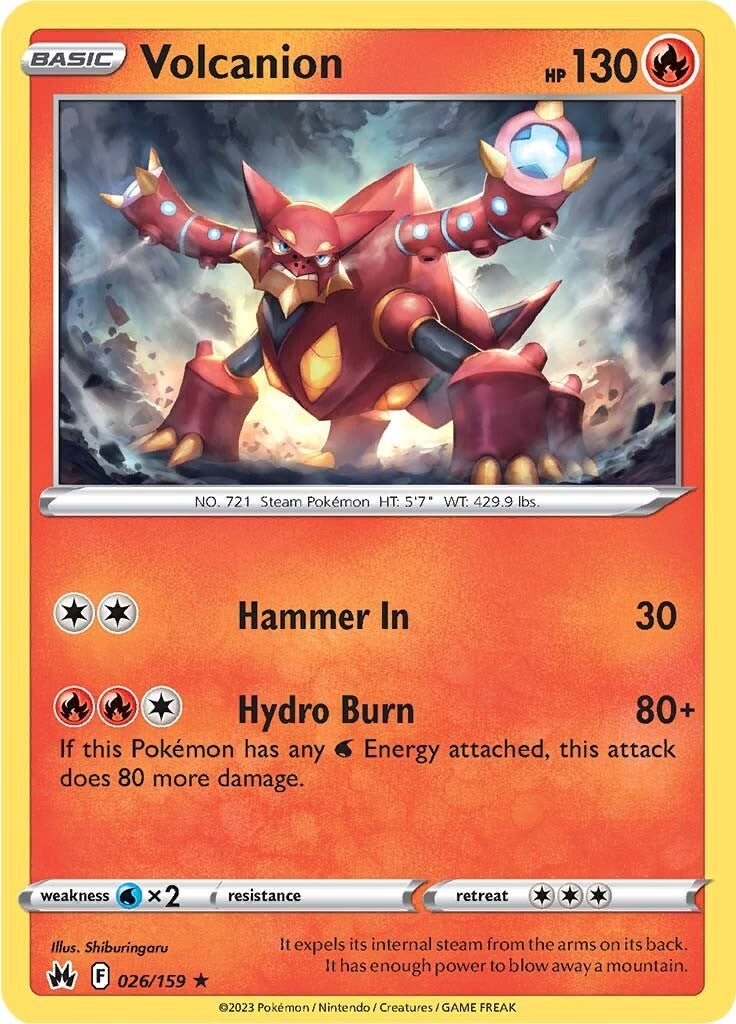 Volcanion (026/159) [Sword & Shield: Crown Zenith] | L.A. Mood Comics and Games