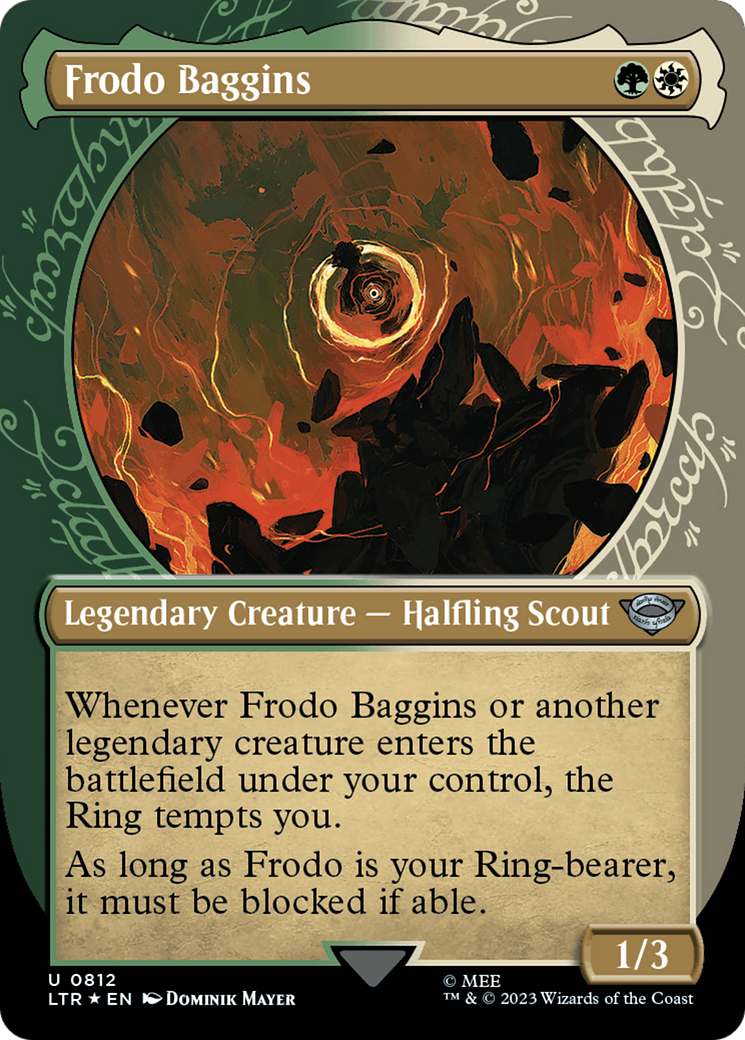 Frodo Baggins (Showcase) (Surge Foil) [The Lord of the Rings: Tales of Middle-Earth] | L.A. Mood Comics and Games