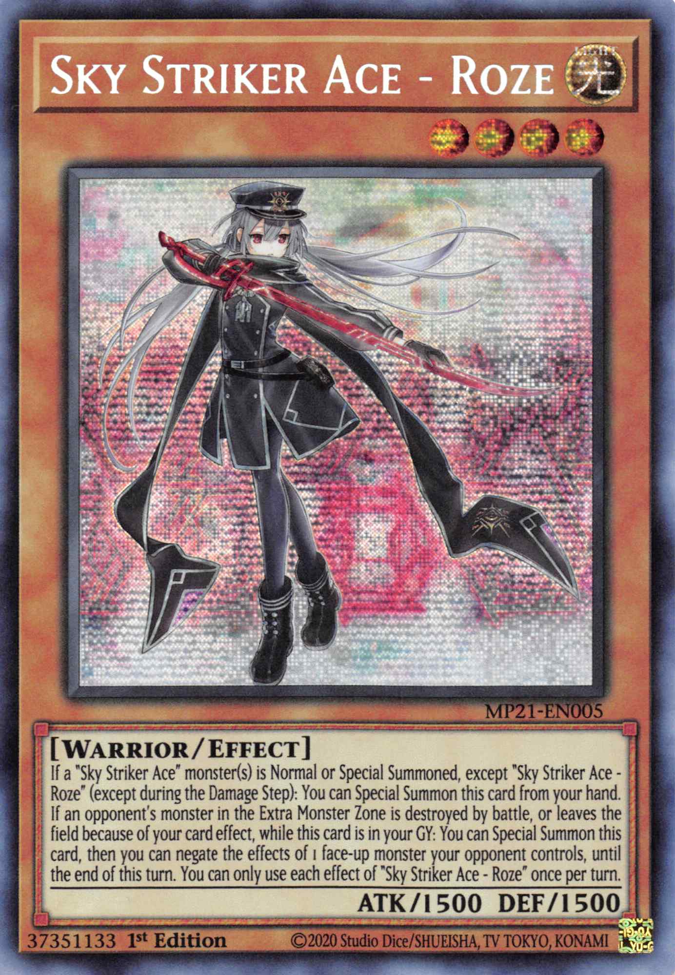 Sky Striker Ace - Roze [MP21-EN005] Prismatic Secret Rare | L.A. Mood Comics and Games