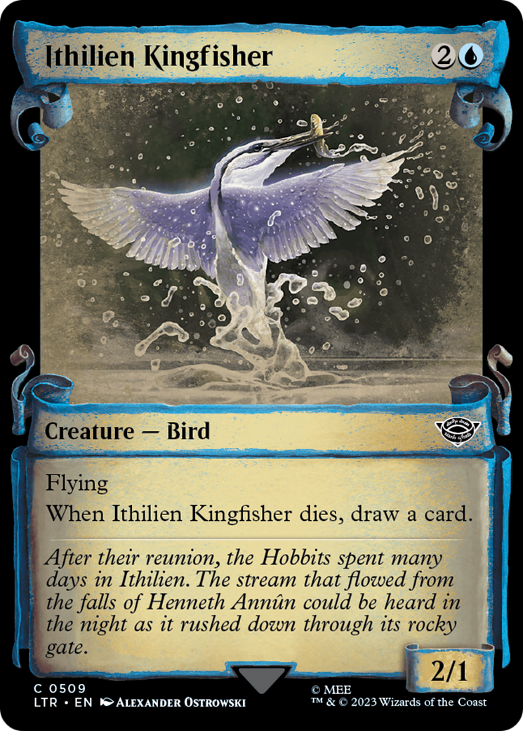 Ithilien Kingfisher [The Lord of the Rings: Tales of Middle-Earth Showcase Scrolls] | L.A. Mood Comics and Games