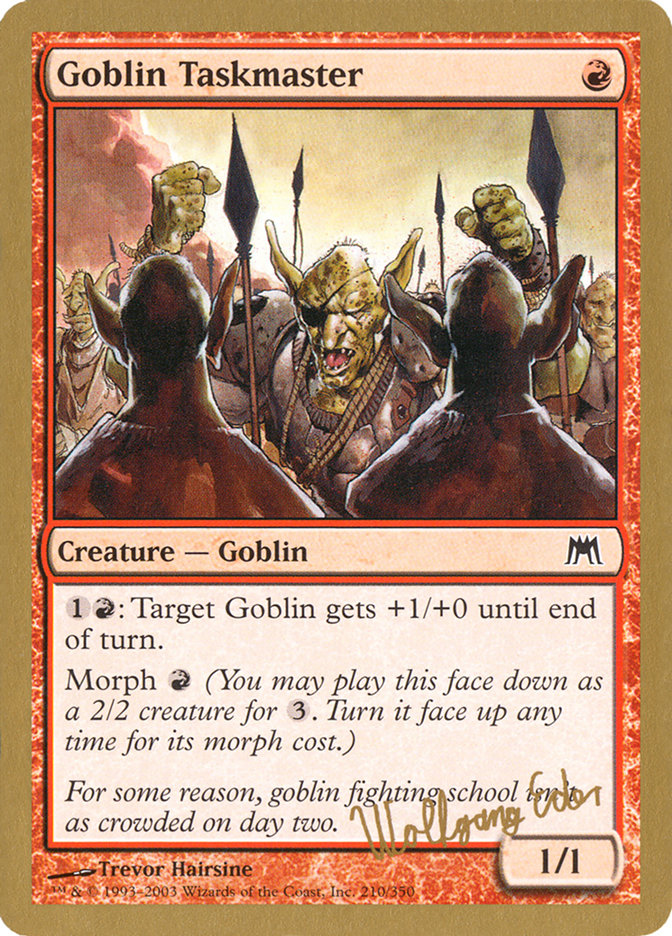 Goblin Taskmaster (Wolfgang Eder) [World Championship Decks 2003] | L.A. Mood Comics and Games