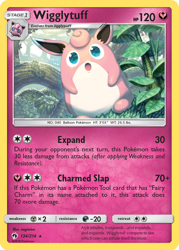 Wigglytuff (134/214) [Sun & Moon: Lost Thunder] | L.A. Mood Comics and Games