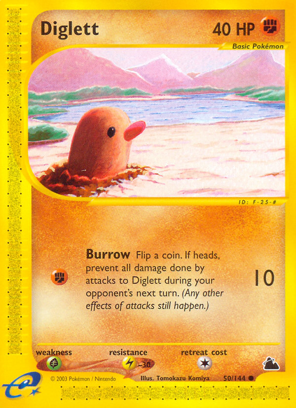 Diglett (50/144) [Skyridge] | L.A. Mood Comics and Games