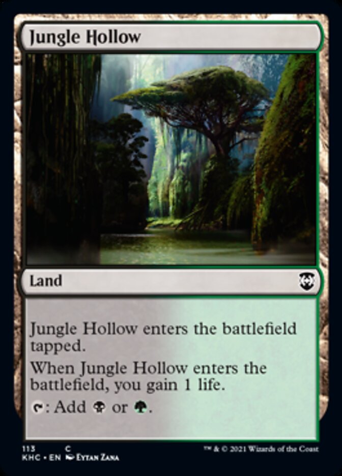 Jungle Hollow [Kaldheim Commander] | L.A. Mood Comics and Games