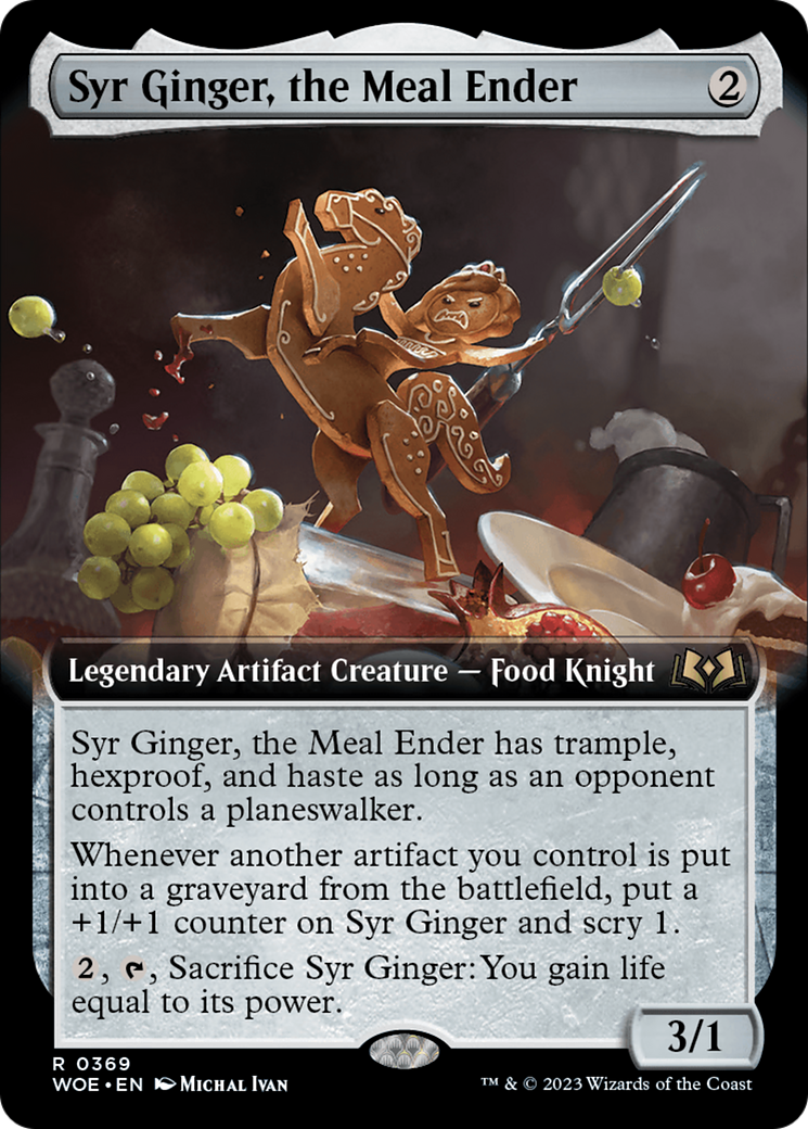 Syr Ginger, the Meal Ender (Extended Art) [Wilds of Eldraine] | L.A. Mood Comics and Games