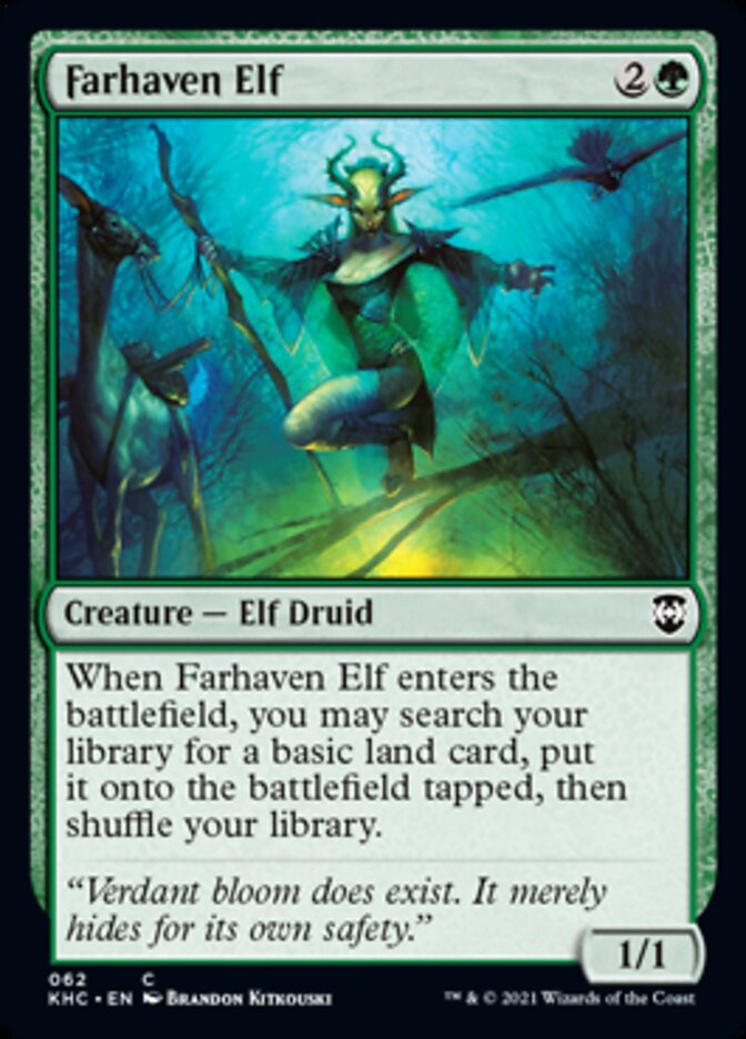 Farhaven Elf [Kaldheim Commander] | L.A. Mood Comics and Games