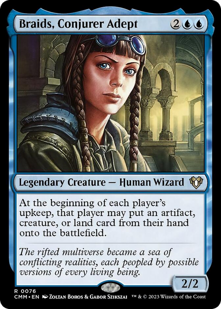 Braids, Conjurer Adept [Commander Masters] | L.A. Mood Comics and Games