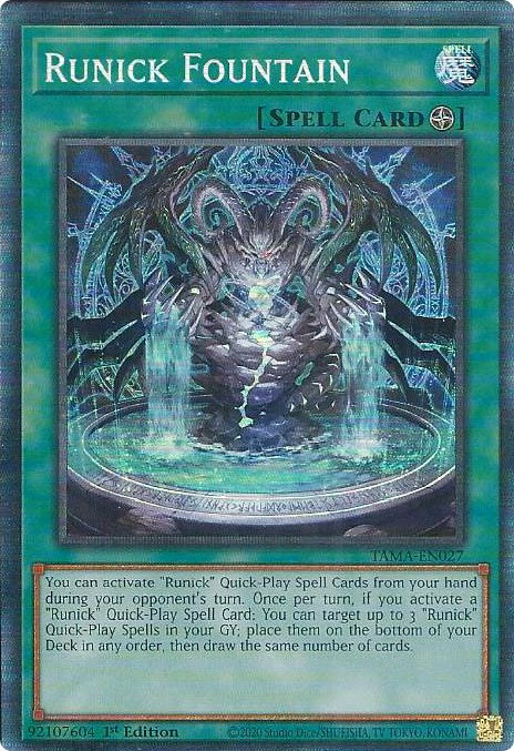 Runick Fountain [TAMA-EN027] Collector's Rare | L.A. Mood Comics and Games