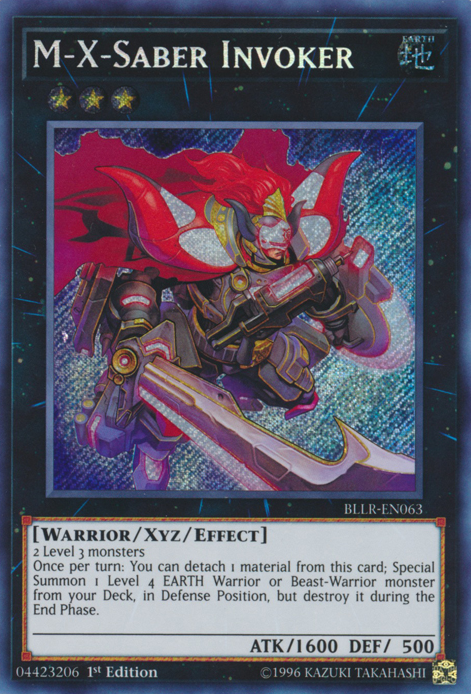 M-X-Saber Invoker [BLLR-EN063] Secret Rare | L.A. Mood Comics and Games