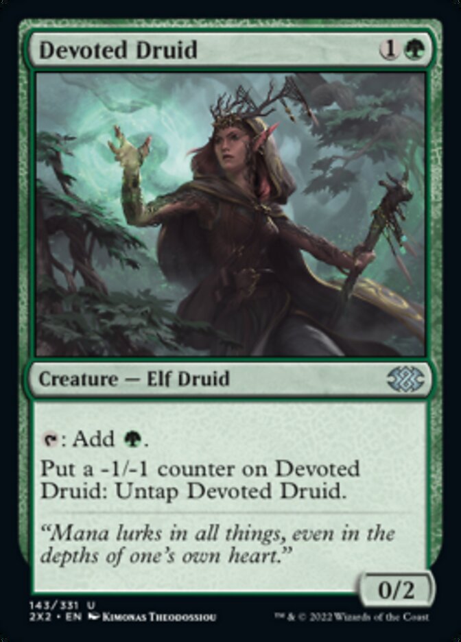 Devoted Druid [Double Masters 2022] | L.A. Mood Comics and Games