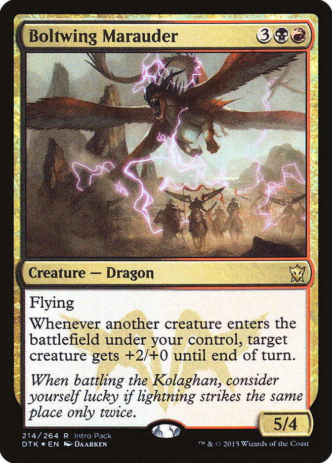 Boltwing Marauder (Intro Pack) [Dragons of Tarkir Promos] | L.A. Mood Comics and Games