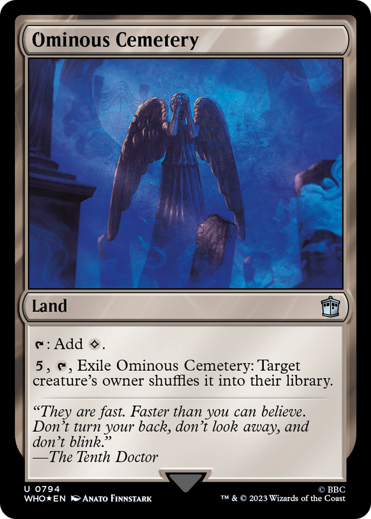 Ominous Cemetery (Surge Foil) [Doctor Who] | L.A. Mood Comics and Games