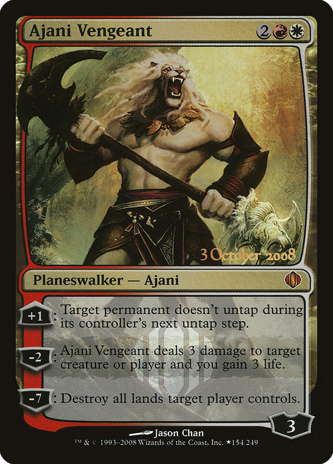 Ajani Vengeant [Shards of Alara Promos] | L.A. Mood Comics and Games