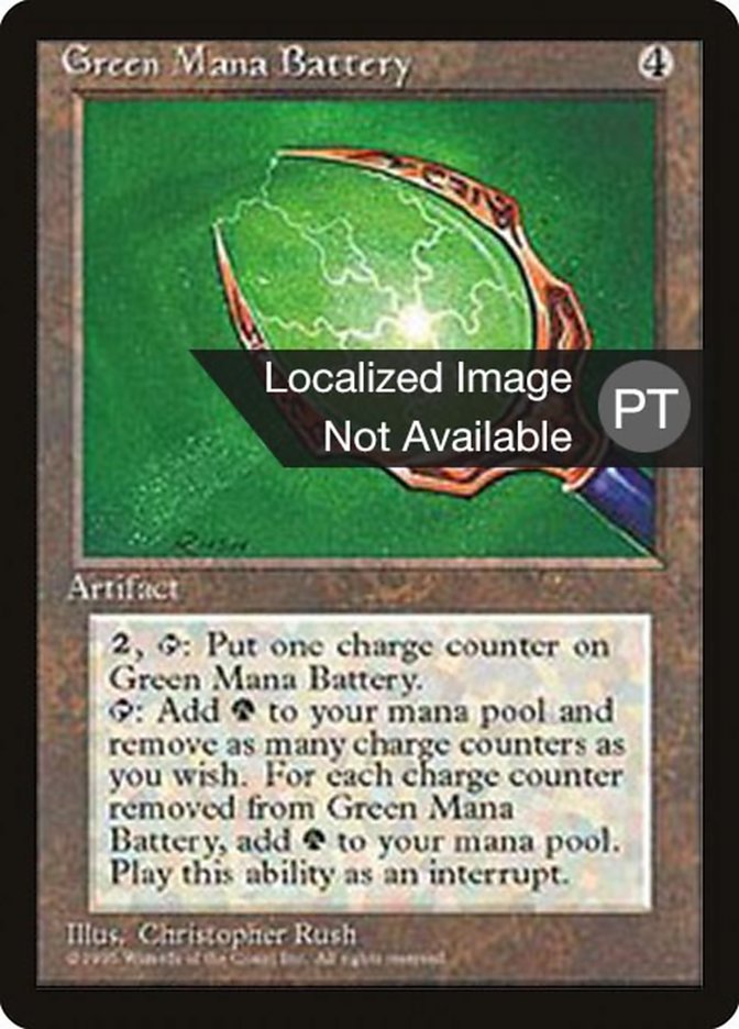 Green Mana Battery [Fourth Edition (Foreign Black Border)] | L.A. Mood Comics and Games