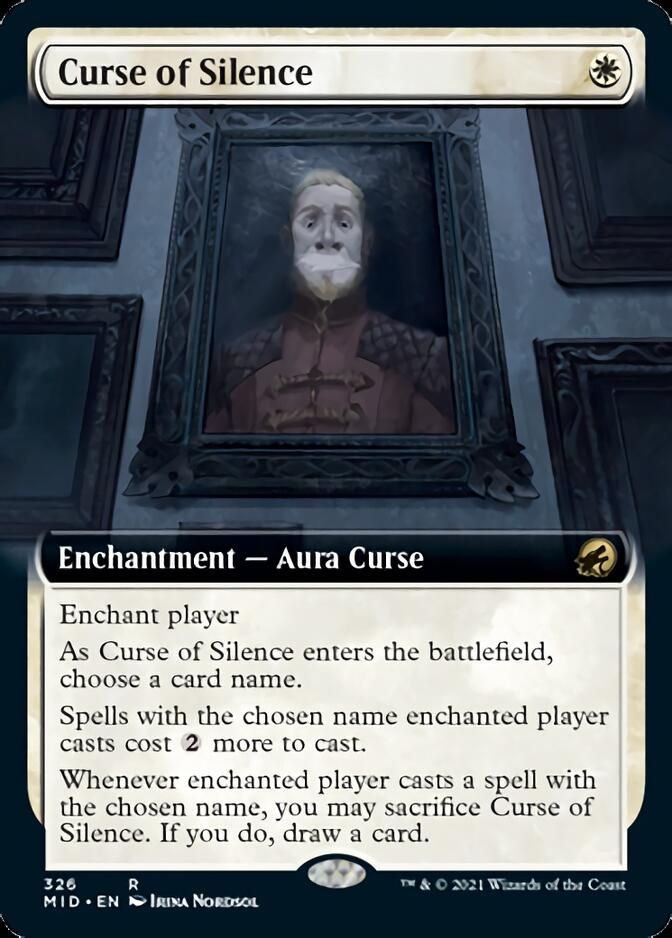 Curse of Silence (Extended Art) [Innistrad: Midnight Hunt] | L.A. Mood Comics and Games