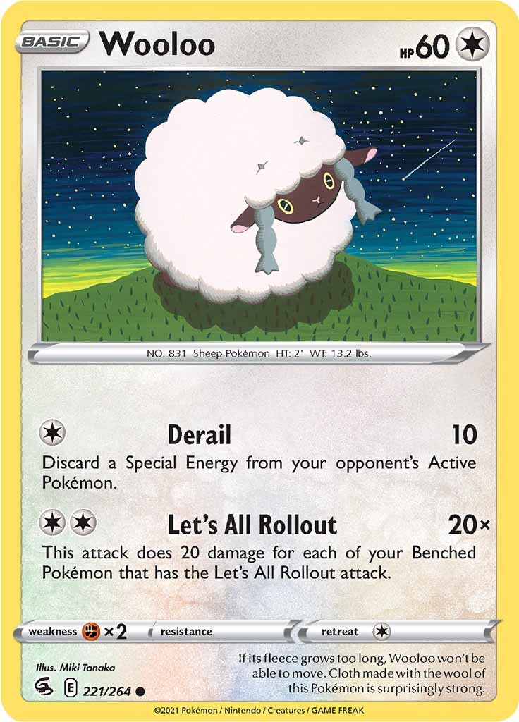 Wooloo (221/264) [Sword & Shield: Fusion Strike] | L.A. Mood Comics and Games