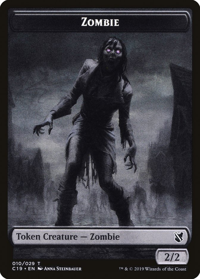 Zombie Token (010/029) [Commander 2019 Tokens] | L.A. Mood Comics and Games