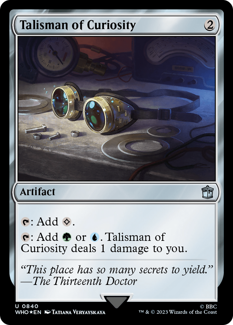Talisman of Curiosity (Surge Foil) [Doctor Who] | L.A. Mood Comics and Games