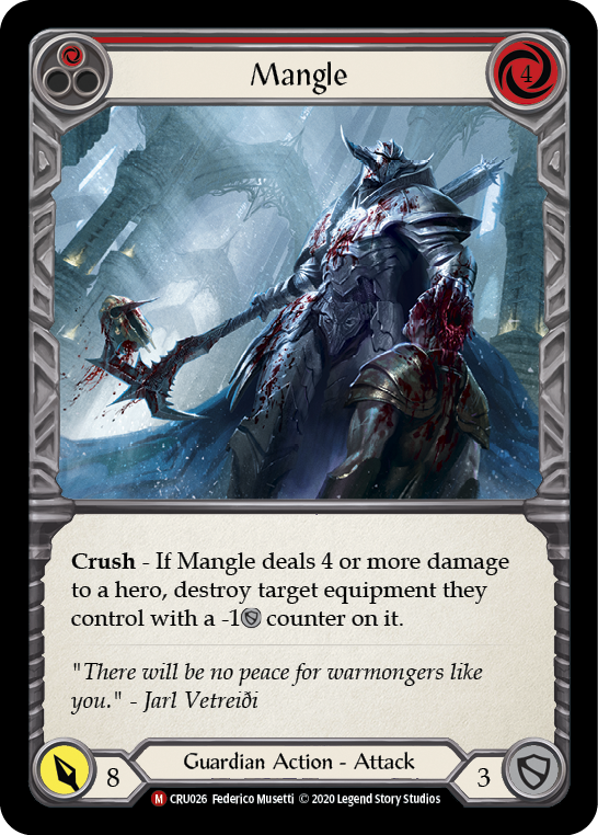 Mangle [CRU026] (Crucible of War)  1st Edition Normal | L.A. Mood Comics and Games