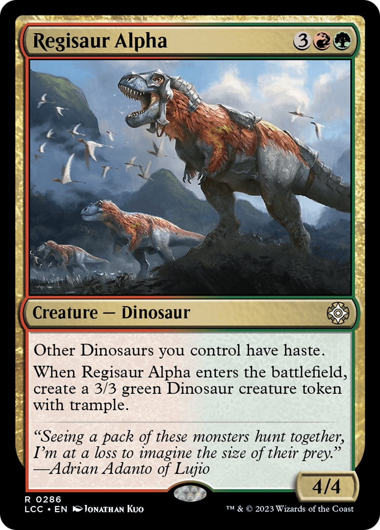 Regisaur Alpha [The Lost Caverns of Ixalan Commander] | L.A. Mood Comics and Games
