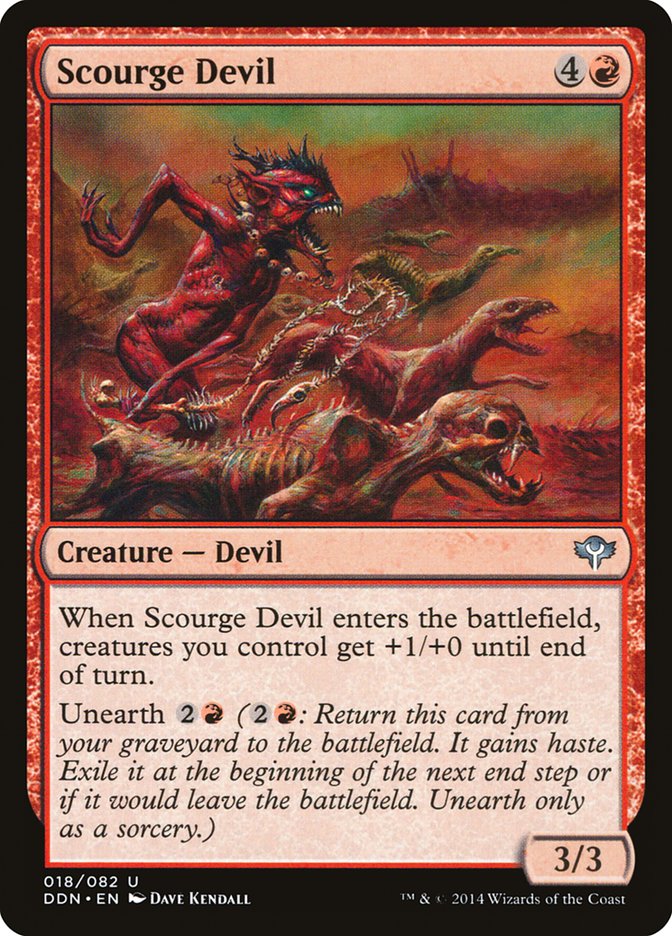 Scourge Devil [Duel Decks: Speed vs. Cunning] | L.A. Mood Comics and Games