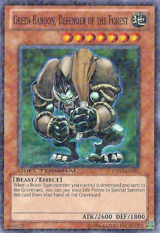 Green Baboon, Defender of the Forest [DT03-EN057] Common | L.A. Mood Comics and Games