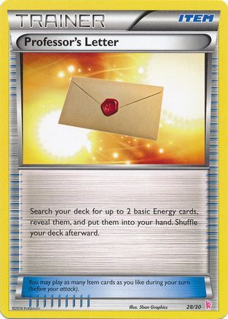 Professor's Letter (28/30) [XY: Trainer Kit - Sylveon] | L.A. Mood Comics and Games