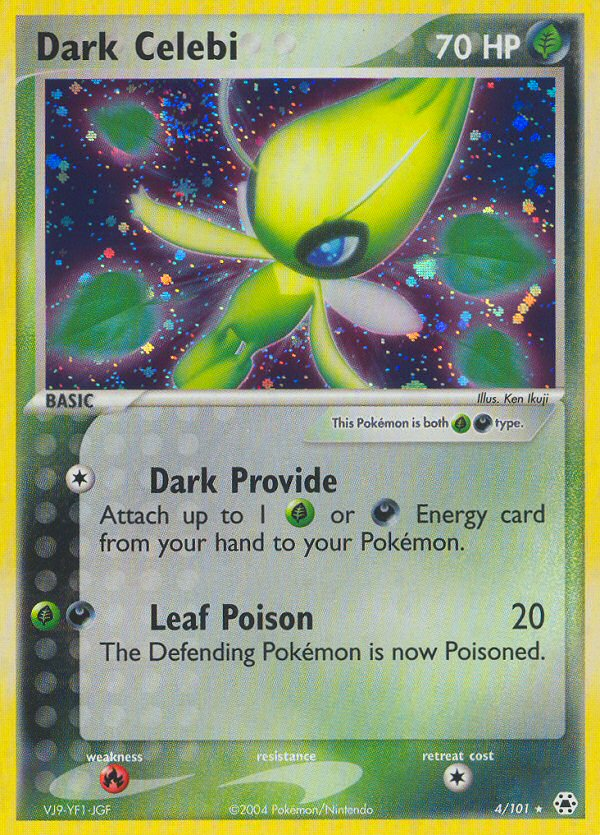 Dark Celebi (4/101) [EX: Hidden Legends] | L.A. Mood Comics and Games