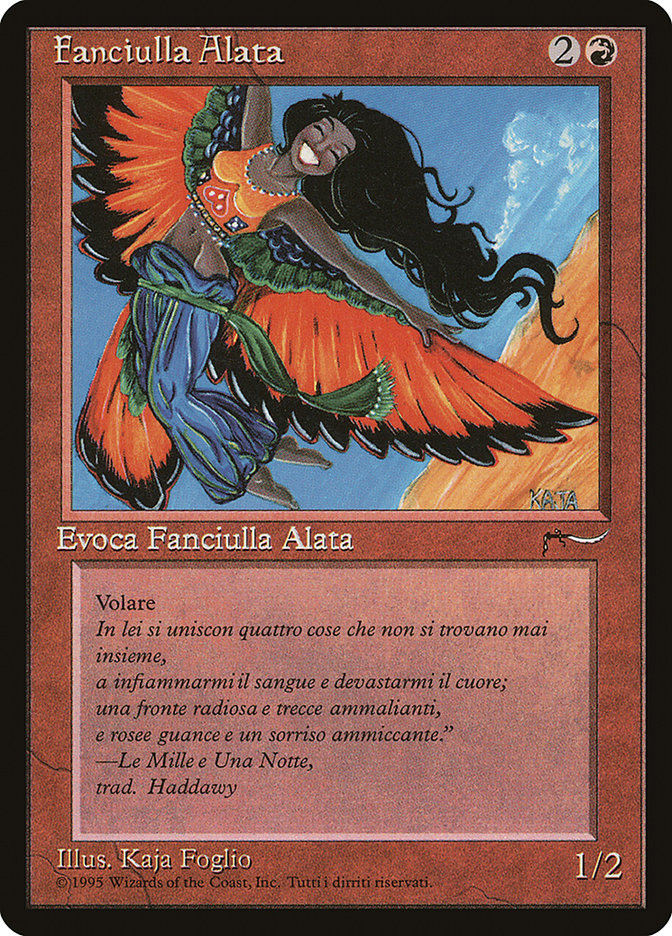 Bird Maiden (Italian) - "Fanciulla Alata" [Rinascimento] | L.A. Mood Comics and Games