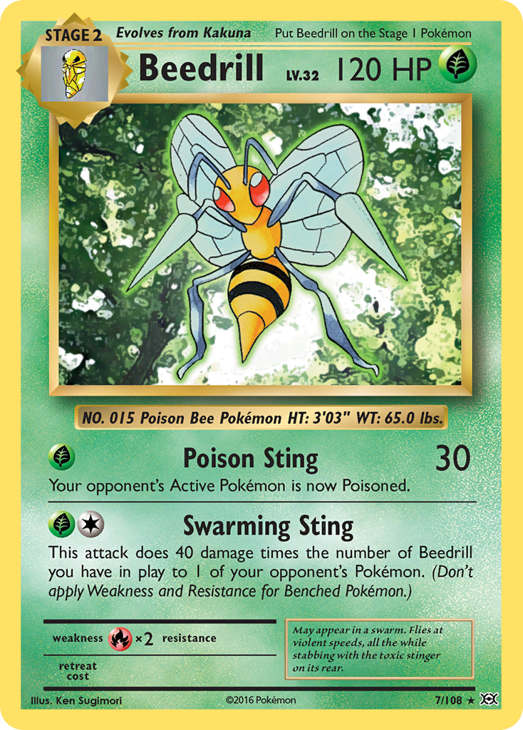 Beedrill (7/108) [XY: Evolutions] | L.A. Mood Comics and Games