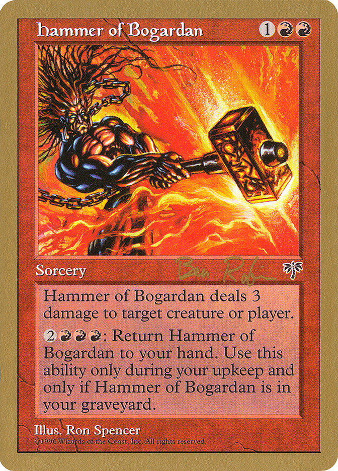 Hammer of Bogardan (Ben Rubin) [World Championship Decks 1998] | L.A. Mood Comics and Games