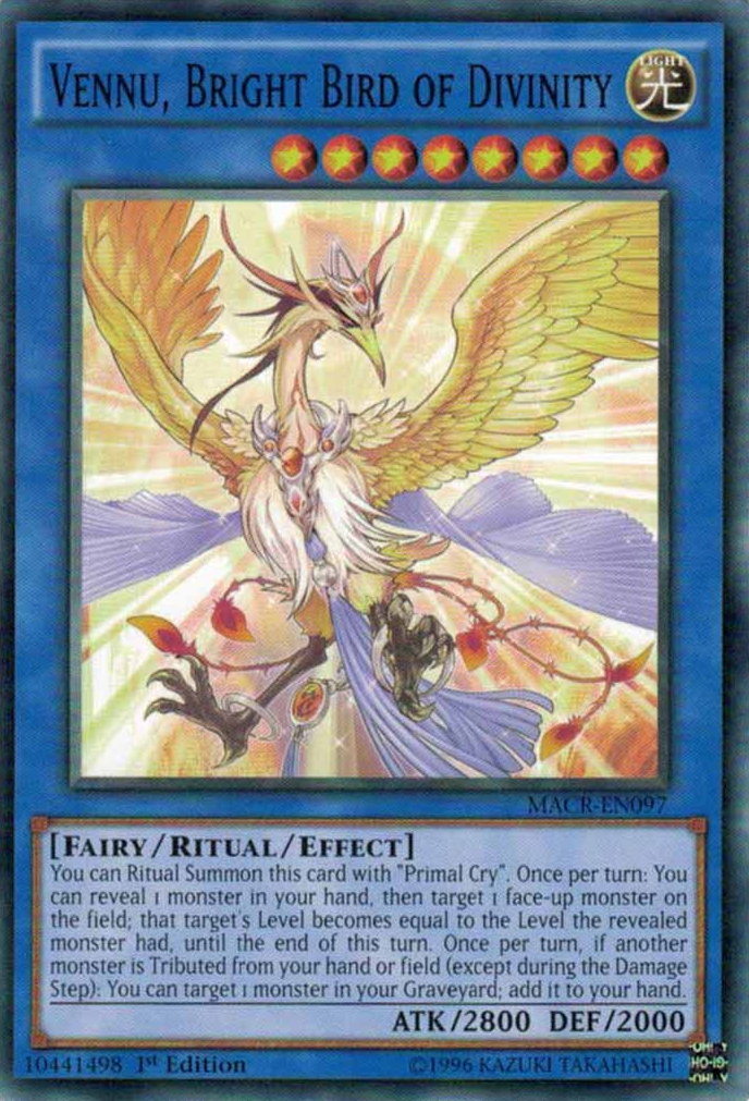 Vennu, Bright Bird of Divinity [MACR-EN097] Common | L.A. Mood Comics and Games
