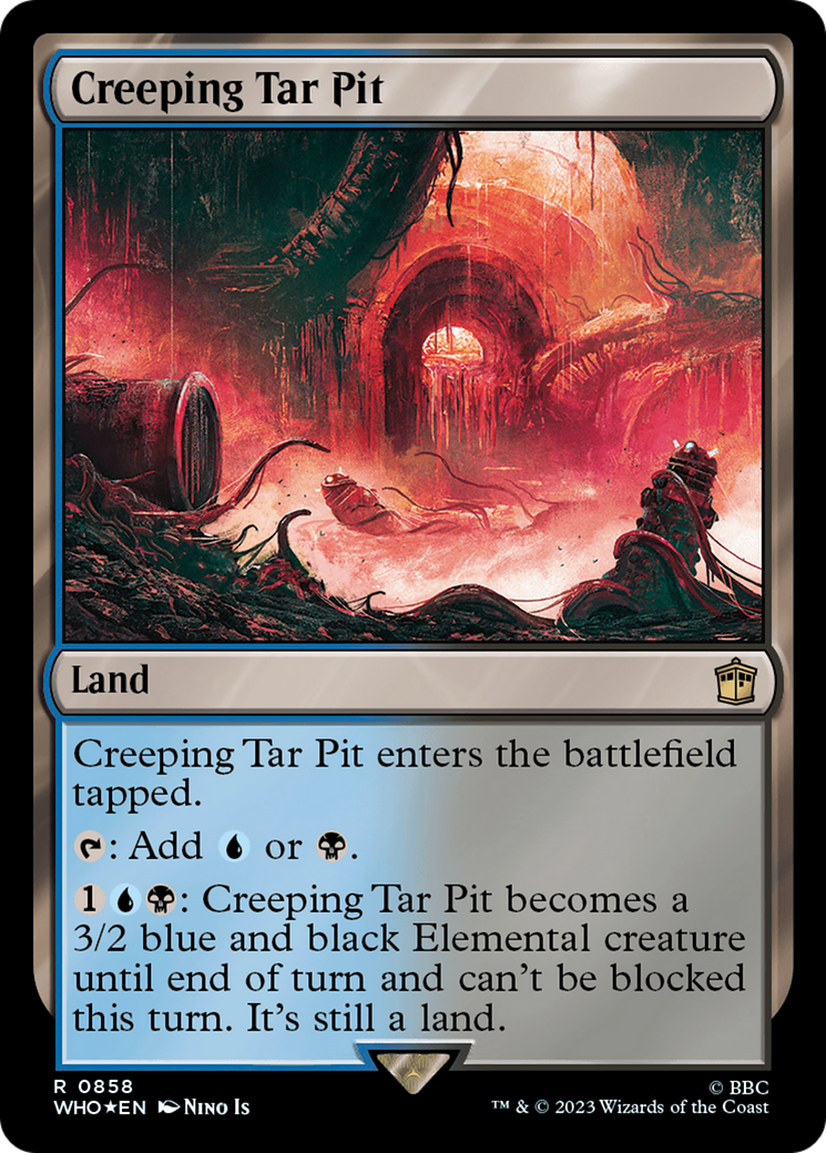 Creeping Tar Pit (Surge Foil) [Doctor Who] | L.A. Mood Comics and Games
