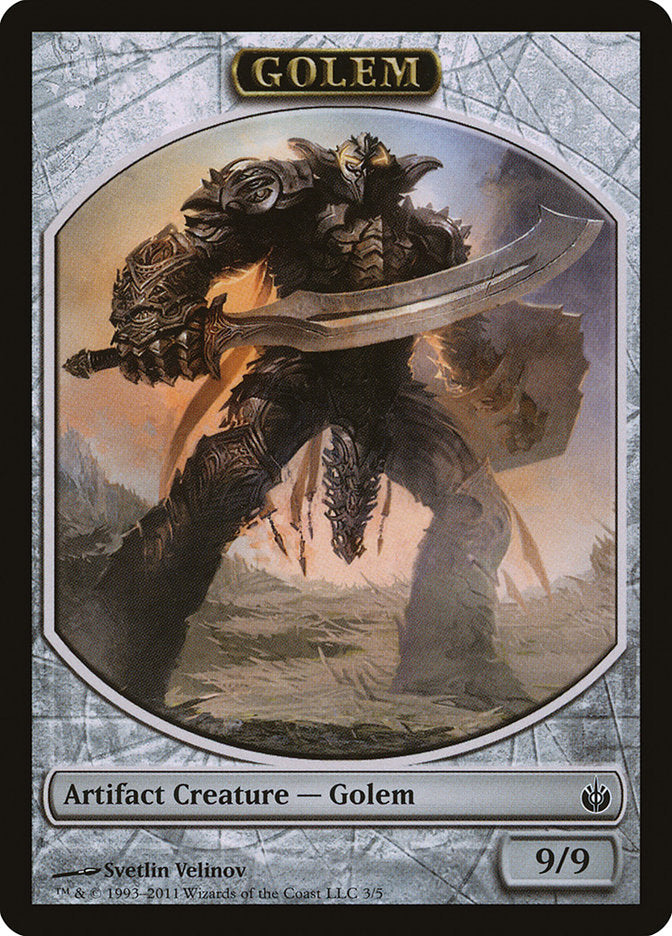 Golem Token [Mirrodin Besieged Tokens] | L.A. Mood Comics and Games
