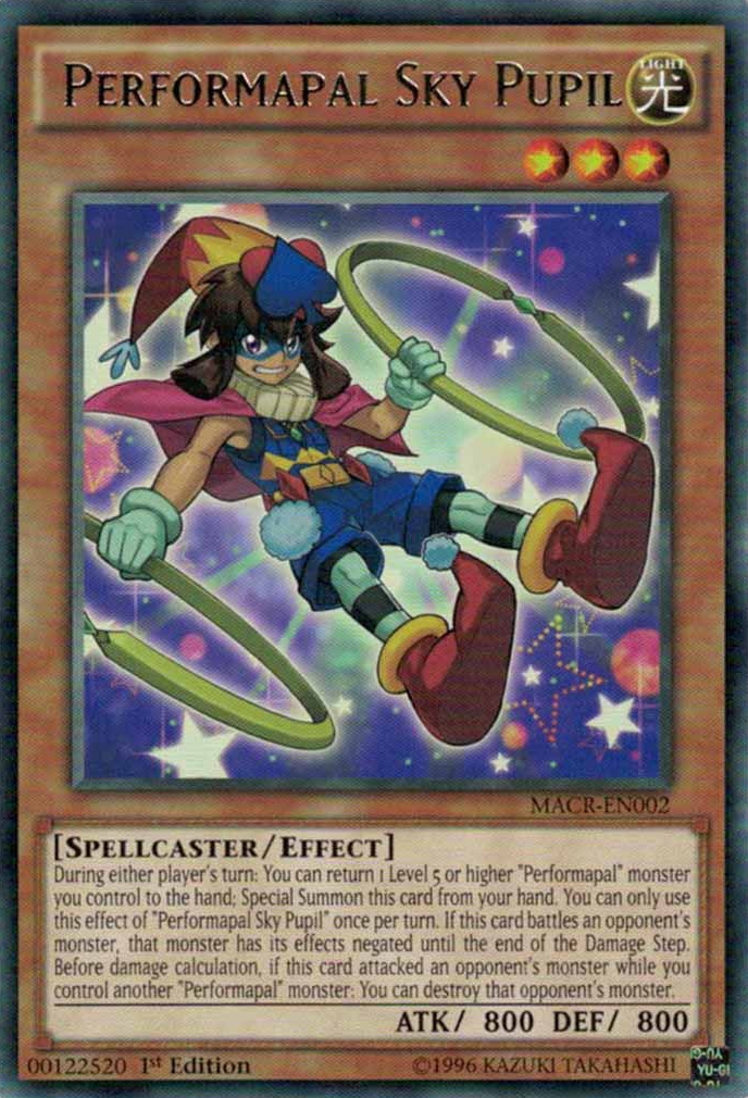Performapal Sky Pupil [MACR-EN002] Rare | L.A. Mood Comics and Games