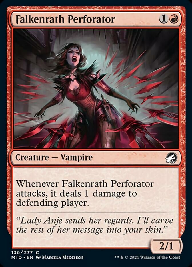 Falkenrath Perforator [Innistrad: Midnight Hunt] | L.A. Mood Comics and Games