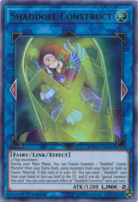 Shaddoll Construct [DUPO-EN094] Ultra Rare | L.A. Mood Comics and Games