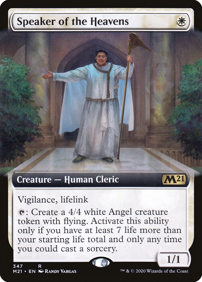 Speaker of the Heavens (Extended Art) [Core Set 2021] | L.A. Mood Comics and Games