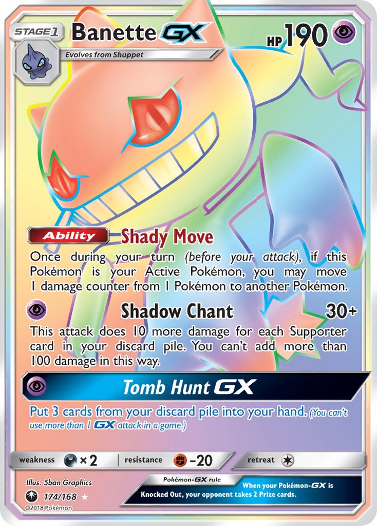 Banette GX (174/168) [Sun & Moon: Celestial Storm] | L.A. Mood Comics and Games