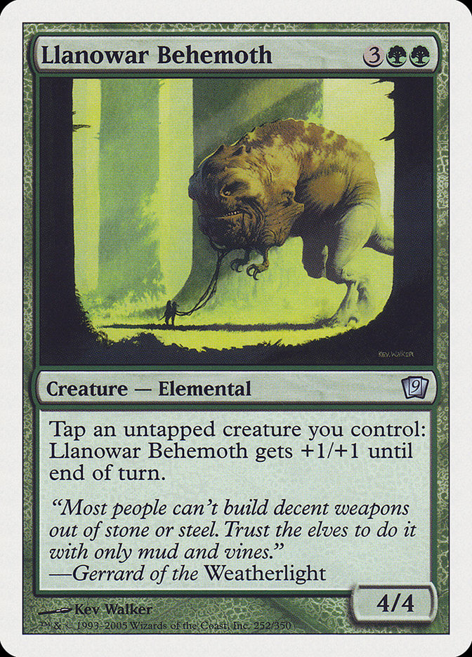 Llanowar Behemoth [Ninth Edition] | L.A. Mood Comics and Games