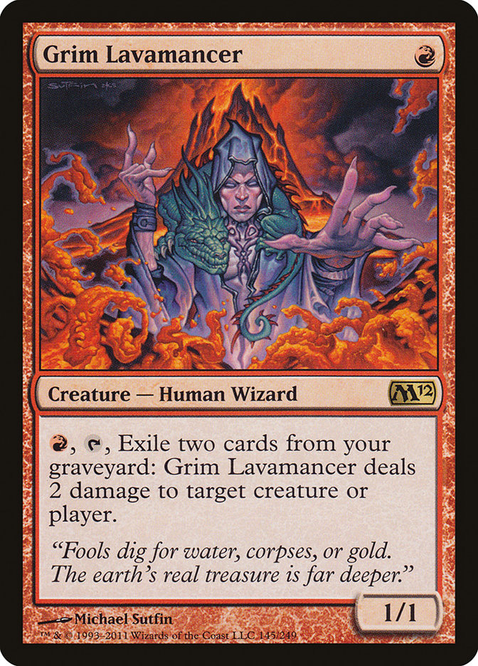 Grim Lavamancer [Magic 2012] | L.A. Mood Comics and Games