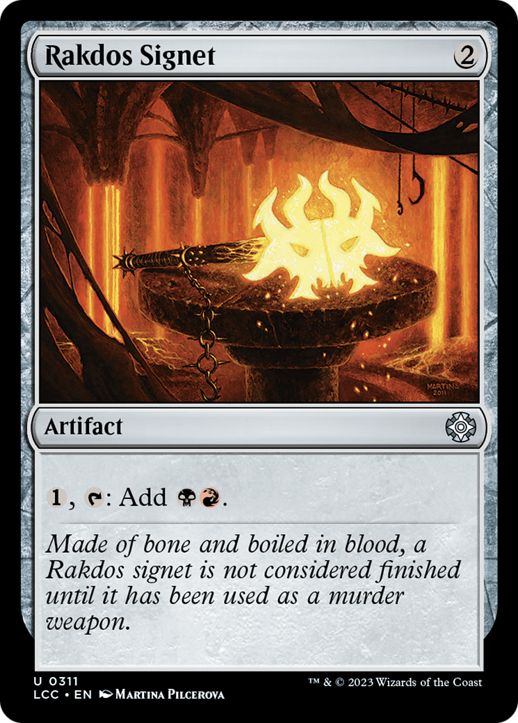 Rakdos Signet [The Lost Caverns of Ixalan Commander] | L.A. Mood Comics and Games